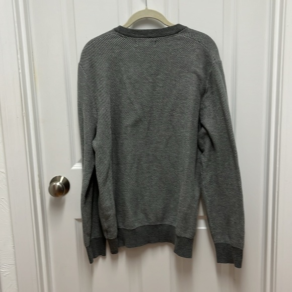 Men’s Gray Stripe Frederik‎ Anderson Copenhagen Crewneck Sweater- XL - Picture 4 of 5